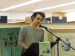 Ben Stephenson reading from A Matter of Life and Death or Something